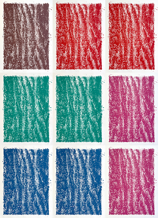 Textured abstract artwork