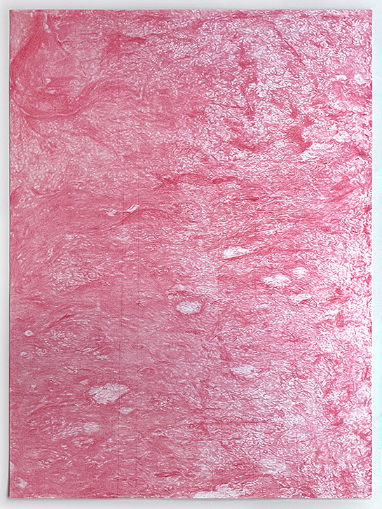 Abstract artwork in a white gallery