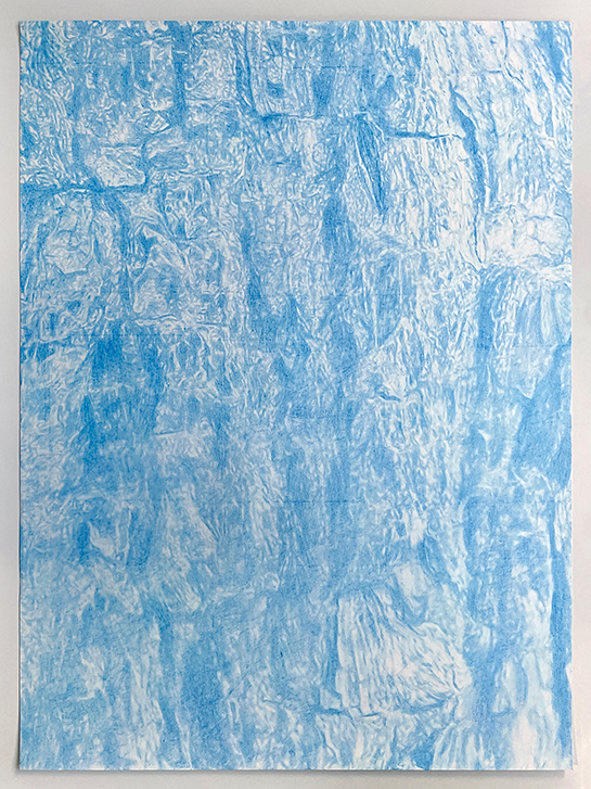 Abstract artwork installation detail