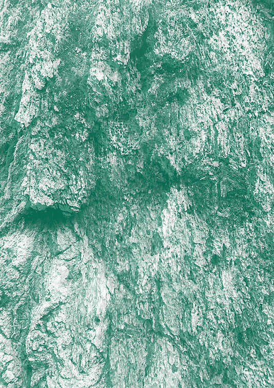 Blue and white vertical abstract textured artwork